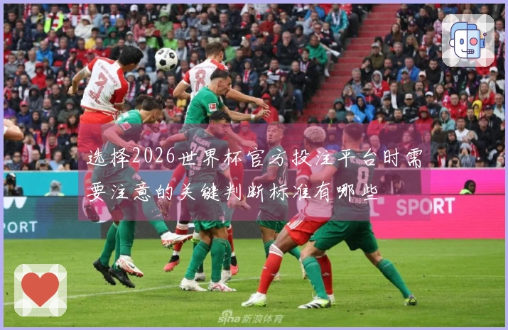 选择2026世界杯官方投注平台时需要注意的关键判断标准有哪些